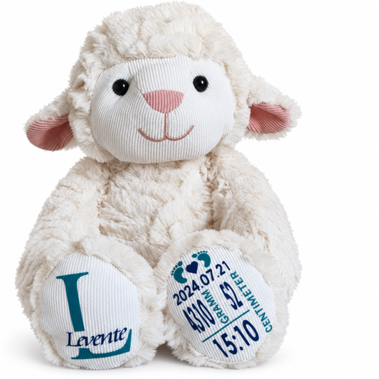 Dolli - Prémium plüss emlékőr bárány (36 cm)