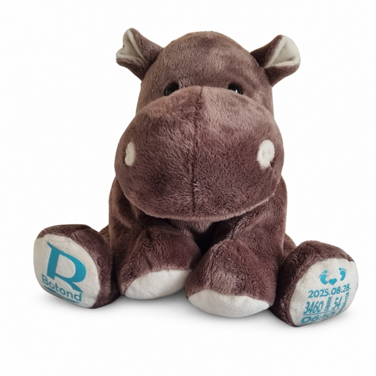 PiPo - Emlékőr plüss víziló (30 cm)