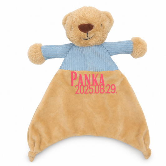 BearBy névre szóló maci nyúnyó (30 cm)