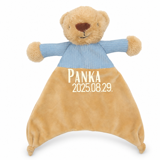 BearBy névre szóló maci nyúnyó (30 cm)