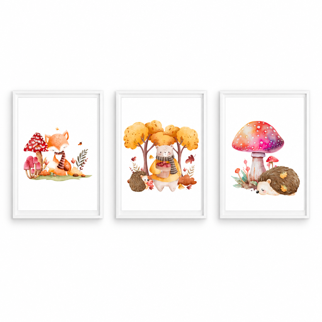 Erdei poszter (3 darabos)