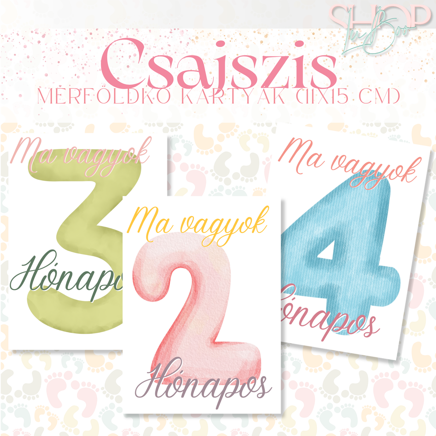 Mérföldkő kártyák – Csajszis (11x15 cm)