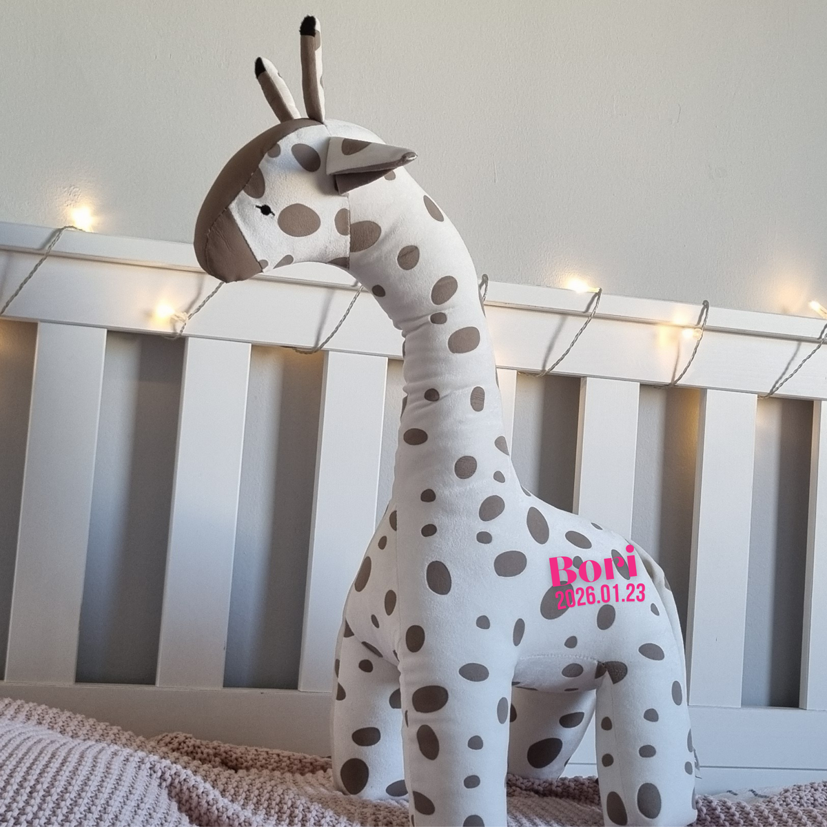 Griffy - Óriás emlékőr plüss zsiráf (65 cm)