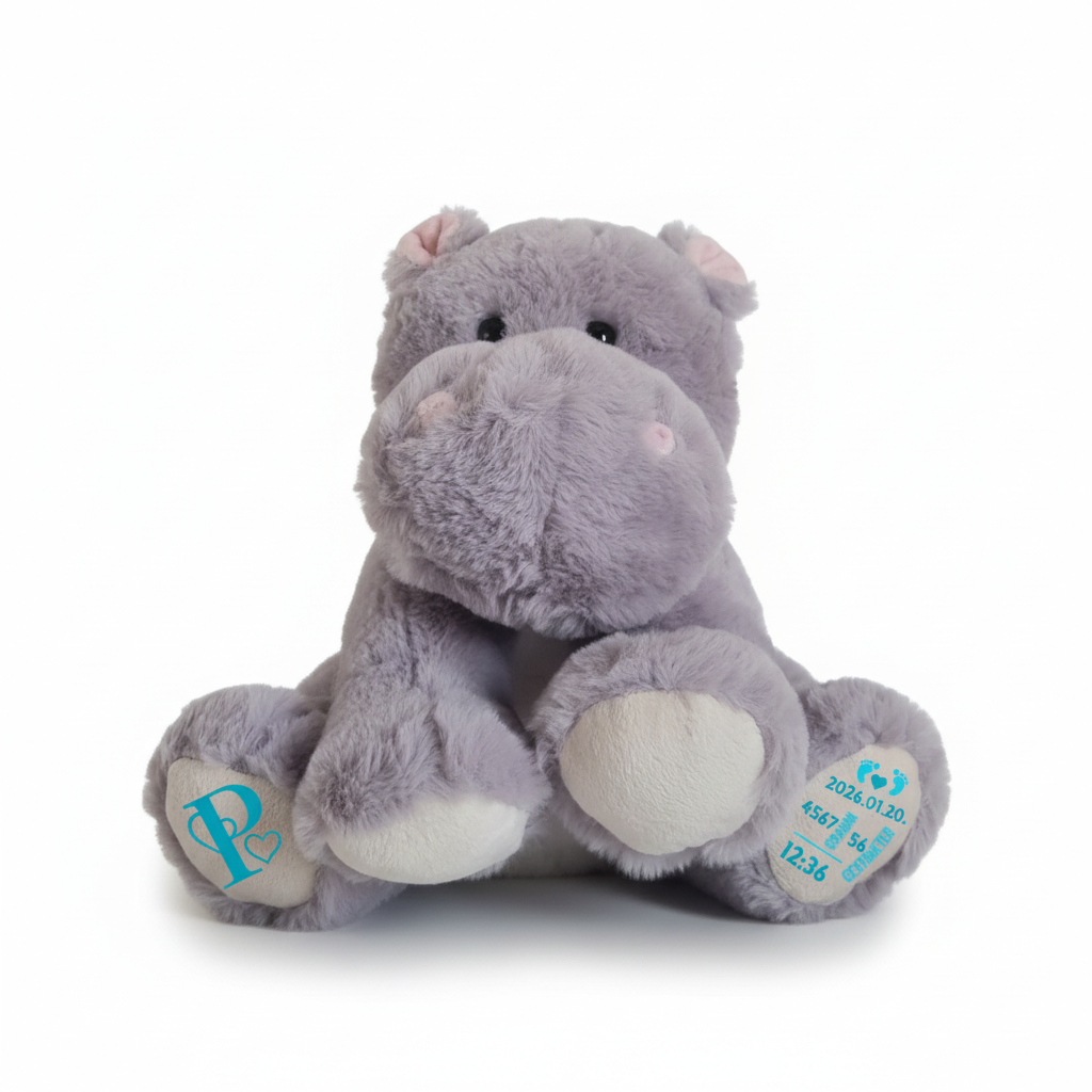 HiMo - Prémium plüss emlékőr viziló (30 cm)