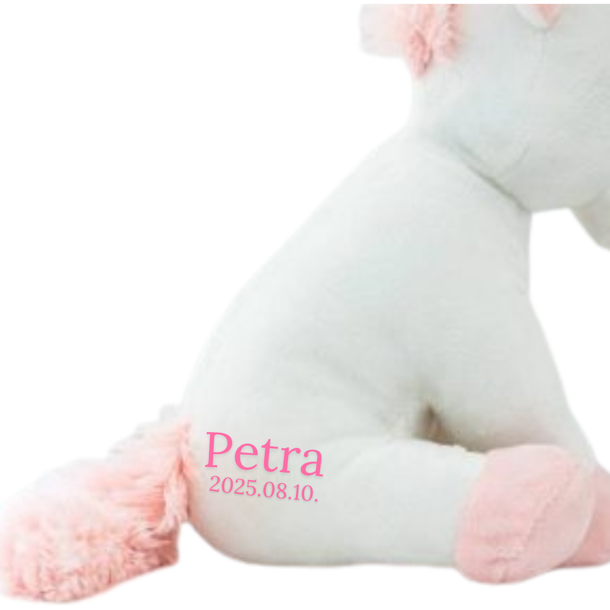 NiNi - Egyedi, névre szóló prémium plüss unikornis (22 cm)