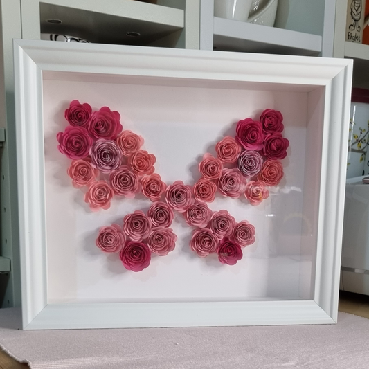 Pillangós - Egyedi 3D kép (20x25 cm)