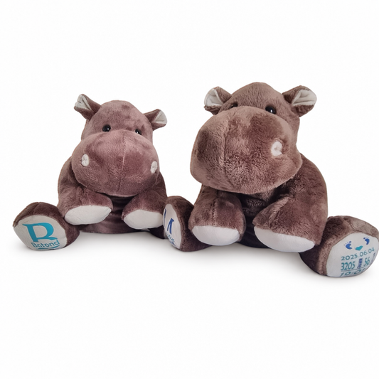 PiPo - Emlékőr plüss víziló (30 cm)