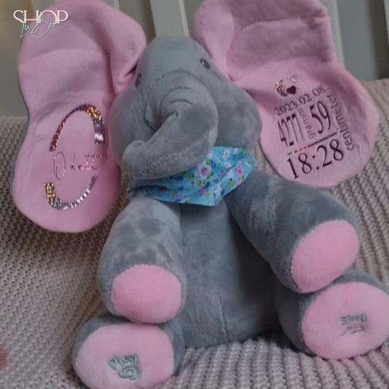 KukucsFáni zenélő emlékőr plüss lányos változat – névre szóló babajándék | ShopLuBoo